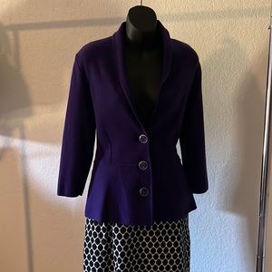 Purple Knit cardigan/sweater with buttons.